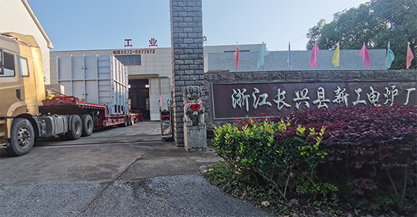 RT3-1200-9臺車式全纖維電阻爐裝車發(fā)貨